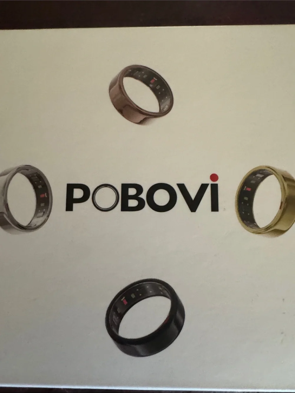Gold tone Smart Ring - Wearable Fitness & Notification Tracker